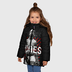 Куртка зимняя для девочки Bones Jones, цвет: 3D-черный — фото 2