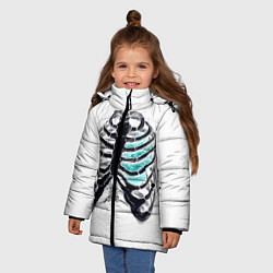 Куртка зимняя для девочки X-Ray, цвет: 3D-черный — фото 2