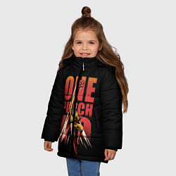 Куртка зимняя для девочки ONE-PUNCH MAN, цвет: 3D-светло-серый — фото 2