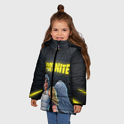 Куртка зимняя для девочки FORTNITE ARK, цвет: 3D-черный — фото 2