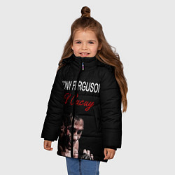 Куртка зимняя для девочки EL CUCUY, цвет: 3D-черный — фото 2