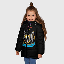 Куртка зимняя для девочки NUFC, цвет: 3D-черный — фото 2