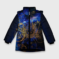 Зимняя куртка для девочки Space Geometry