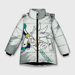 Куртка зимняя для девочки SONIC SILVER, цвет: 3D-черный
