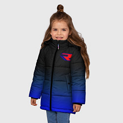 Куртка зимняя для девочки Suzuki Bike, цвет: 3D-черный — фото 2
