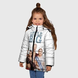 Куртка зимняя для девочки Little Big, цвет: 3D-черный — фото 2