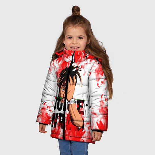 Зимняя куртка для девочки Juice WRLD / 3D-Черный – фото 3