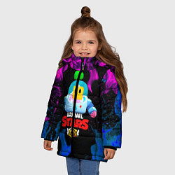 Куртка зимняя для девочки BRAWL STARS SPROUT 13, цвет: 3D-черный — фото 2