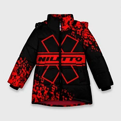 Куртка зимняя для девочки NILETTO, цвет: 3D-красный