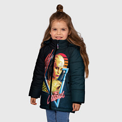 Куртка зимняя для девочки The Cheetah, цвет: 3D-светло-серый — фото 2