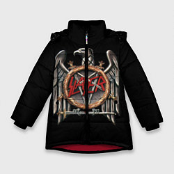 Куртка зимняя для девочки Slayer 72, цвет: 3D-красный