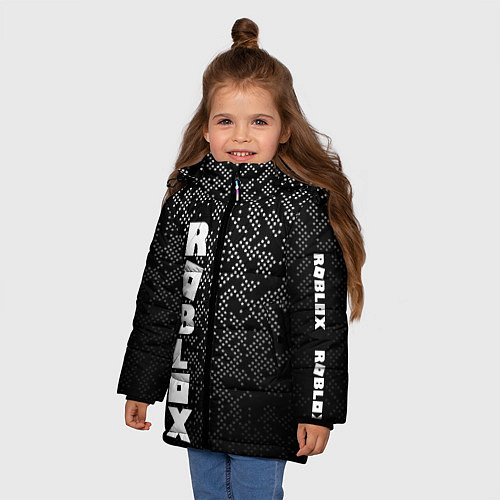Зимняя куртка для девочки RobloxOko / 3D-Черный – фото 3