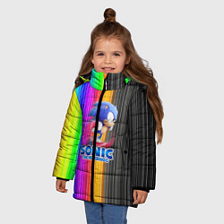 Куртка зимняя для девочки SONIC 2020, цвет: 3D-светло-серый — фото 2