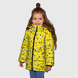 Куртка зимняя для девочки Твити, цвет: 3D-светло-серый — фото 2