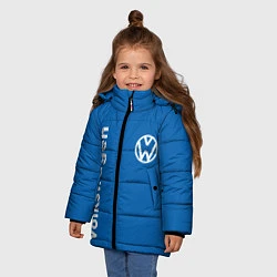 Куртка зимняя для девочки Volkswagen, цвет: 3D-черный — фото 2
