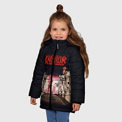 Куртка зимняя для девочки Kreator 16, цвет: 3D-черный — фото 2