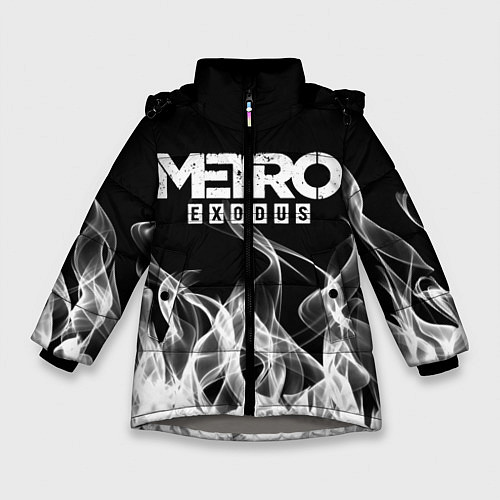 Зимняя куртка для девочки METRO EXODUS / 3D-Светло-серый – фото 1