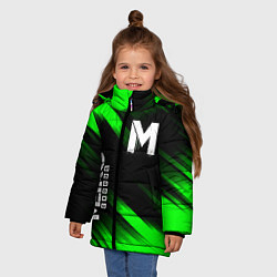 Куртка зимняя для девочки METRO EXODUS, цвет: 3D-светло-серый — фото 2