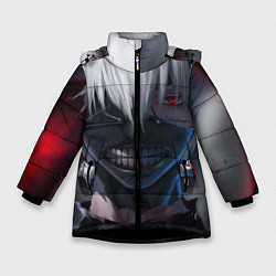 Куртка зимняя для девочки TOKYO GHOUL, цвет: 3D-черный
