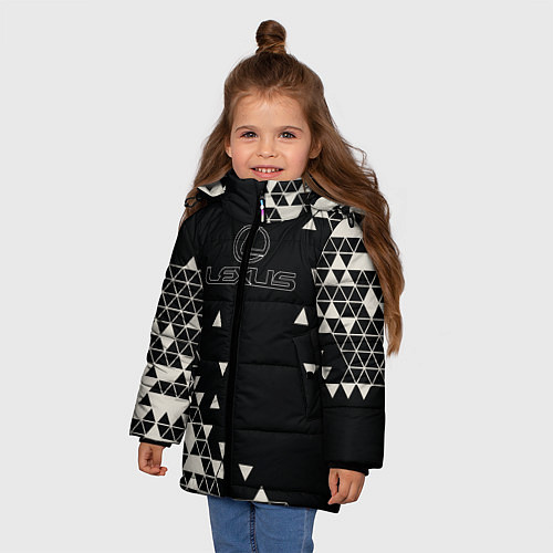 Зимняя куртка для девочки LEXUS / 3D-Черный – фото 3