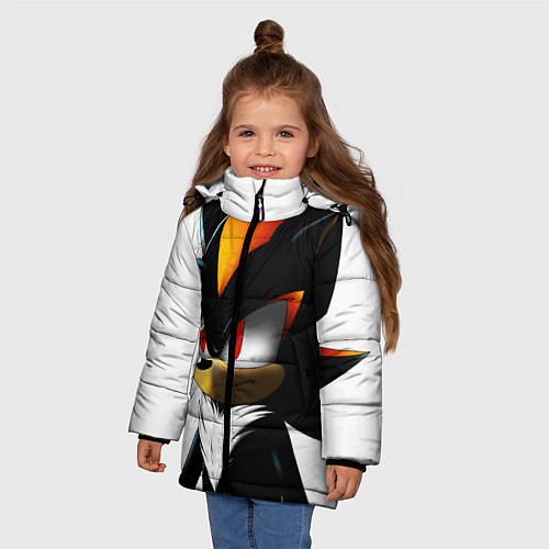Зимняя куртка для девочки SHADOW / 3D-Черный – фото 3
