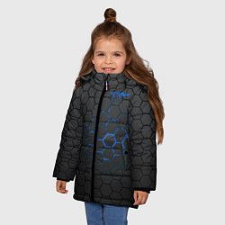 Куртка зимняя для девочки Crysis, цвет: 3D-черный — фото 2