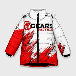 Куртка зимняя для девочки GEARS TACTICS, цвет: 3D-черный