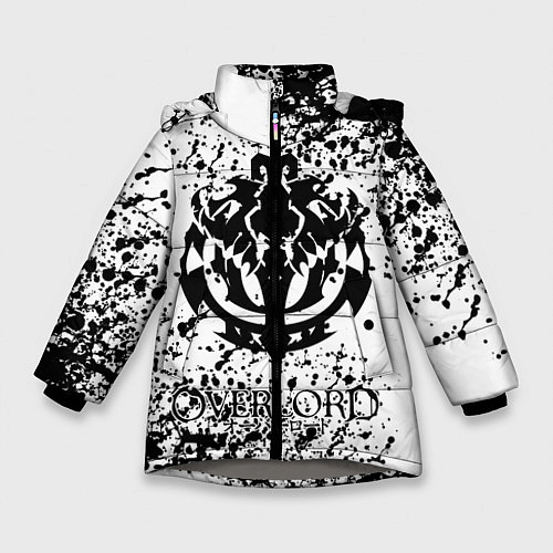 Зимняя куртка для девочки Overlord / 3D-Светло-серый – фото 1