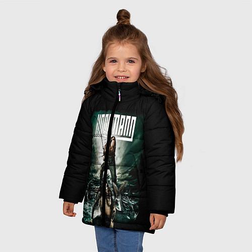 Зимняя куртка для девочки LINDEMANN / 3D-Черный – фото 3