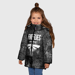 Куртка зимняя для девочки THE LAST OF US, цвет: 3D-черный — фото 2