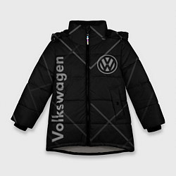 Куртка зимняя для девочки VOLKSWAGEN, цвет: 3D-светло-серый