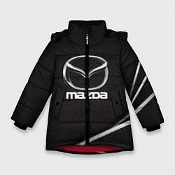 Куртка зимняя для девочки MAZDA, цвет: 3D-красный
