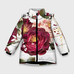 Зимняя куртка для девочки Розы