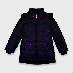 Зимняя куртка для девочки Звездное небо