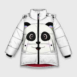 Куртка зимняя для девочки Panda, цвет: 3D-красный