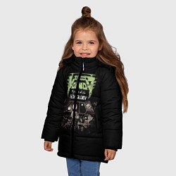 Куртка зимняя для девочки Voivod, цвет: 3D-черный — фото 2