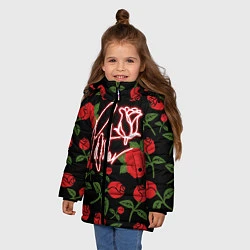 Куртка зимняя для девочки TikTok Payton Moormeier, цвет: 3D-черный — фото 2