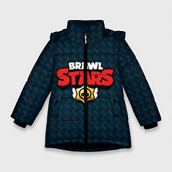 Куртка зимняя для девочки Brawl S, цвет: 3D-черный