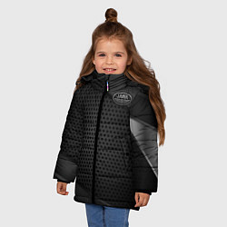 Куртка зимняя для девочки JAWA, цвет: 3D-черный — фото 2