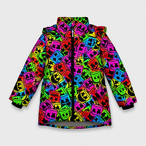 Зимняя куртка для девочки MARSHMELLO / 3D-Светло-серый – фото 1
