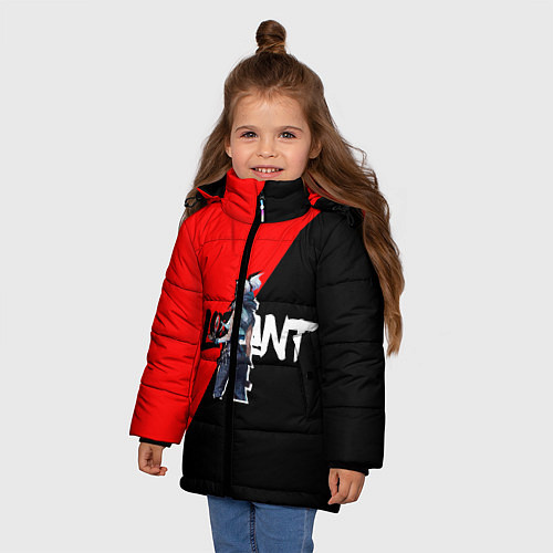 Зимняя куртка для девочки Valorant Jett / 3D-Черный – фото 3