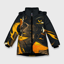 Куртка зимняя для девочки VALORANT PHOENIX, цвет: 3D-черный