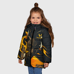 Куртка зимняя для девочки VALORANT PHOENIX, цвет: 3D-черный — фото 2