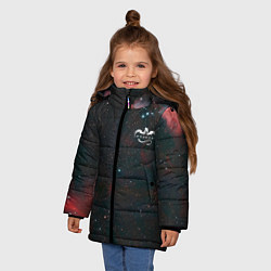 Куртка зимняя для девочки Crew Dragon Z, цвет: 3D-светло-серый — фото 2