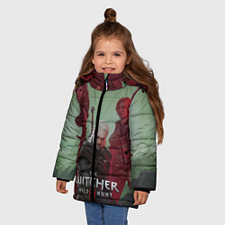 Куртка зимняя для девочки The Witcher 5-летие, цвет: 3D-черный — фото 2