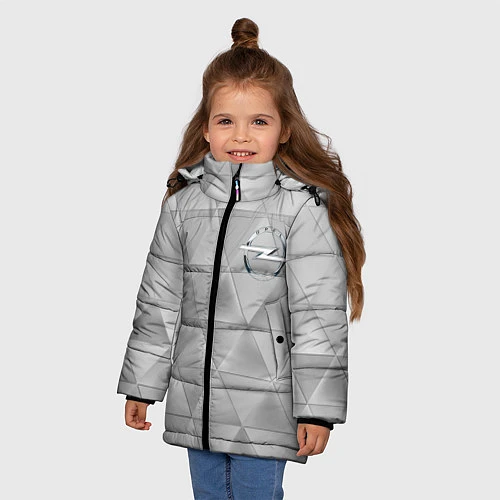 Зимняя куртка для девочки OPEL / 3D-Черный – фото 3