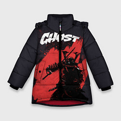 Куртка зимняя для девочки Ghost, цвет: 3D-красный
