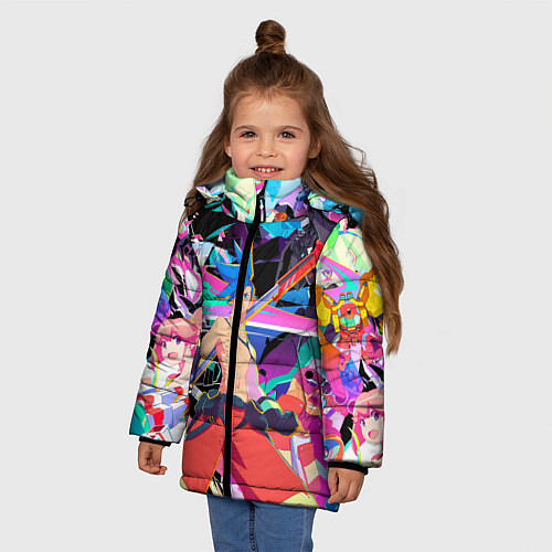 Зимняя куртка для девочки PROMARE / 3D-Черный – фото 3