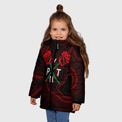 Куртка зимняя для девочки ТИКТОКЕР - PAYTON MOORMEIE, цвет: 3D-черный — фото 2