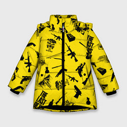 Куртка зимняя для девочки PATTERN THE LAST OF US Z, цвет: 3D-черный